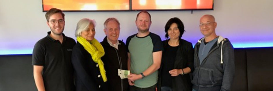 Spendenübergabe Cineplex Dreimann